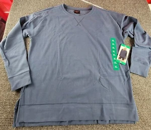 32 Degrees Heat Womens XL Indigo Blue Sweatshirt Pullover Soft NWT - Picture 1 of 9