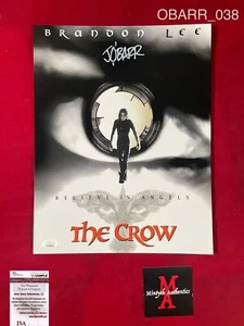 James O'Barr foto autografata firmata 11x14 The Crow scrittore JSA COA - Foto 1 di 1