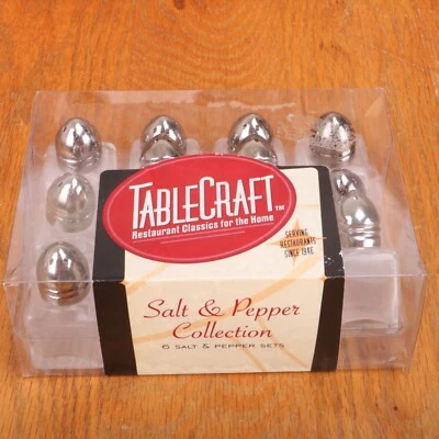 12 Shakers de sal e pimenta TableCraft Collection vidro 2 onças - Imagem 1 de 4