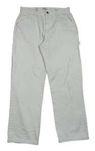 Jeans COTTON ON Carpintero Mujer Blanco Cremallera Mosca Recto Tiro Alto Nuevos con Etiquetas Talla 14 - Imagen 1 de 20