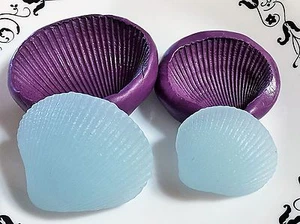 silicone shell mold seashell molds homemade Food Safe Jewelry Resin Polymer Clay - Picture 1 of 1