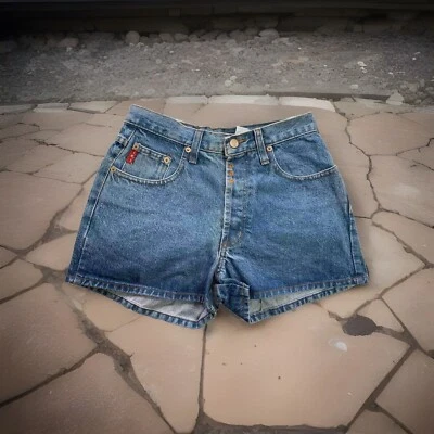 Y2K Vintage 90's L.E.I Womens Junior Denim Booty Daisy Duke Shorts NEW FREE SHIP - Image 1 of 4