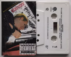 MINISTRY - FEEL LIKE SHOWING UP LIVE (SIRE 9262664) 1990 USA MINIALBUM CASSETTE - Picture 1 of 4