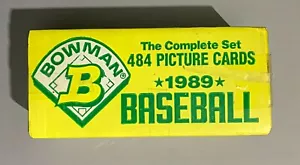 1989 Bowman Baseball Cards Complete Box Set (484 Cards) (Unsealed Box) - Bild 1 von 6
