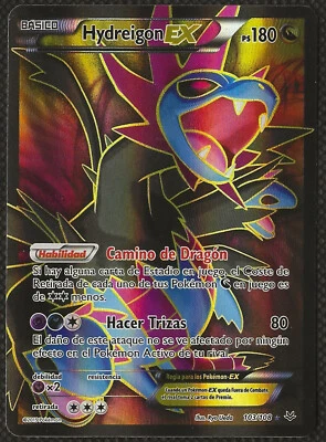 Pokemon HYDREIGON EX 103/108 Full Art Roaring Skies Spanish ES Trikephalo NM/Ex - Bild 1 von 2