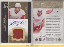 2007-08 Upper Deck The Cup Gold /8 Matt Ellis #167 RPA Rookie Patch Auto RC
