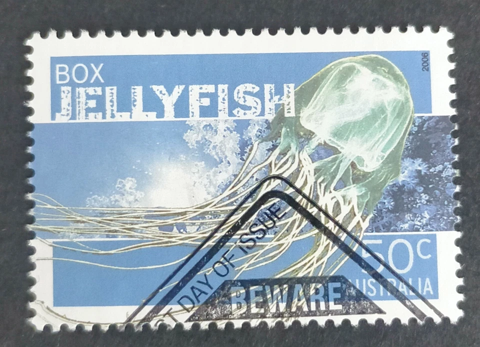 USED Australia Stamp 2006 Fauna - Dangerous Australians  - Australian box jelly - image 1 of 1