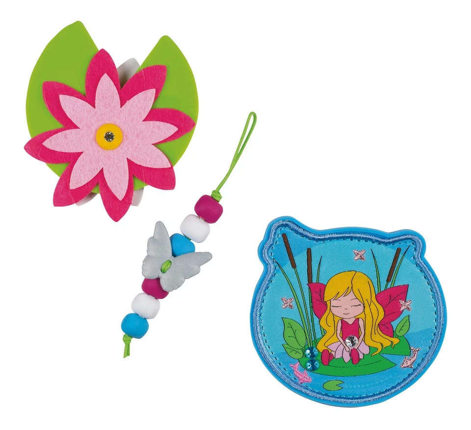 Scout Funny Snaps Move 3er Set Schulranzen-Zubehör Water Lily pink rosa - Bild 1 von 1