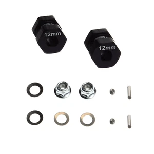 Combinatore adattatore esadecimale alluminio 12 mm per lunchbox TAMIYA CW-01 RC aggiornamento pneumatici - Foto 1 di 5