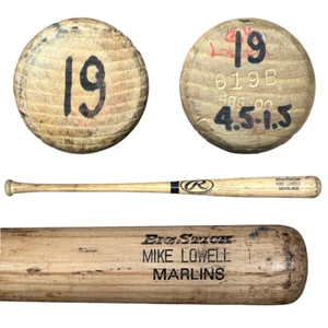 Mike Lowell Game Used 2000 Baseball Bat PSA/DNA Graded 9 Florida Marlins - Picture 1 of 10