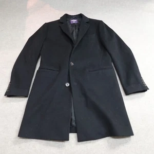 Bonobos Mantel 40 schwarz Wolle Topcoat 100% Wolle Marzotto - Bild 1 von 16