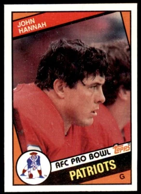 1984 TOPPS: JOHN HANNAH NEW ENGLAND PATRIOTS #137 - Image 1 of 2