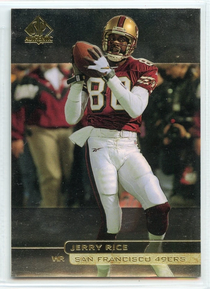 1998 SP Authentic Football - #113 - Jerry Rice - San Francisco 49ers - Image 1 of 1