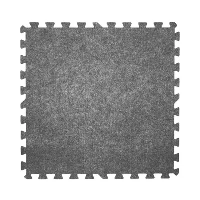 SQUARE BRANDS carpet top interlocking mats 100 sq ft gray trade show puzzle tiles floor mat