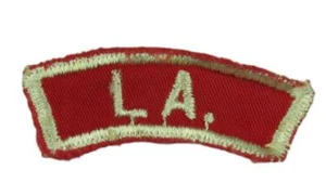 LOUISIANNA State Strip Red and White Community Strip RWS worn [Z2139] - Picture 1 of 2