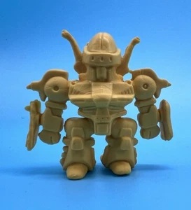 Vintage Keshi Mecha Robot (Gundam) mini figure - 1980s retro Yellow - Picture 1 of 5
