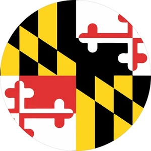 Cubierta de neumático de repuesto con bandera de Maryland todos los tamaños - opción de cámara de reversa - Imagen 1 de 6