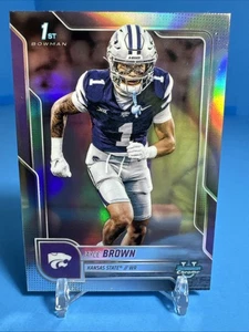 2025 Bowman Cromo U Jayce Marrone #71 Rifrattore 1° Calcio (118) - Foto 1 di 4