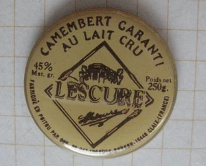 LESCURE CAMEMBERT GARANTI AU LAIT CRU ....................... Käse - Pin (259k) - Picture 1 of 1