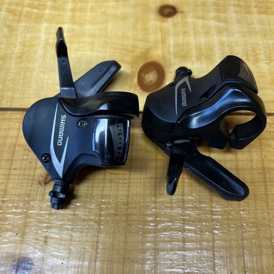 Shimano Deore Rapid Fire Trigger Shifters 3s + 8s (SL-M360) Black - Image 1 of 4