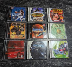 Sega Dreamcast Game Lot - 9 Games CIB and Tested