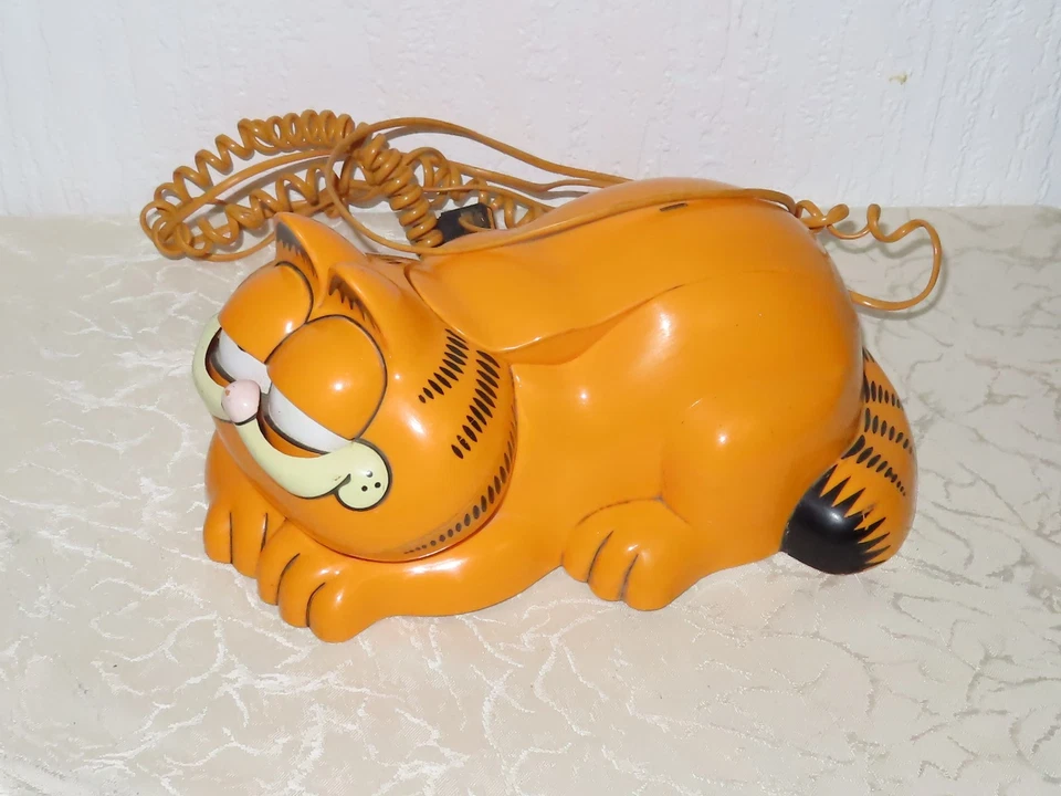 Téléphone Vintage Garfield Tyco Rétro Culture Rareté ! - Photo 1/4