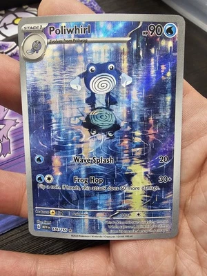Poliwhirl 176/165 Sv: Scarlet & Violet 151 Holo Water Damage - Image 1 of 3