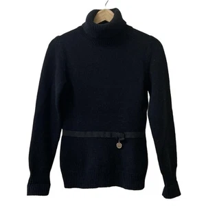 Auth LOUIS VUITTON - RW082W WNKL03MOA Black Women's Sweater - Picture 1 of 8