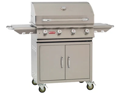 Parrilla de gas natural Bull Lonestar Select de 30 pulgadas en carro Foto 1 de 2