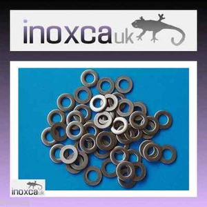 50 M5 FLAT WASHERS DIN 125 FORM A GRADE A2 STAINLESS STEEL 304 METRIC 5mm INOX - Picture 1 of 2