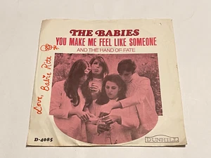 THE BABIES - THE HAND OF FATE / YOU MAKE ME FEEL LIKE SOMEONe picture sleeve onl - Imagen 1 de 1