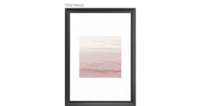 Within the Tides (Ballerina Blush), gerahmter Kunstdruck, schwarzer Vektorrahmen 15 x 21 - Bild 1 von 1