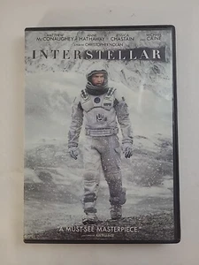 Interstellar DVD 2014 Matthew McConaughey Anne Hathaway Jessica Chastain - Picture 1 of 3