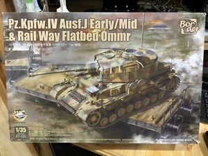 Border 1/35 Pz.Kpfw.IV Ausf.J Early/Mid & Railway Flatbed Ommr BT-025 Armor Kit - Bild 1 von 7