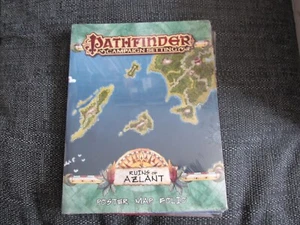 PATHFINDER RPG CAMPAIGN SETTING RUINS AZLANT MAP FOL SW SB PAIZO DUNGEON DRAGON - Picture 1 of 1