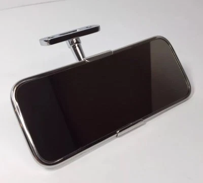 Universal Chrome Interior Rear View Mirror For GM Chevy Ford MG & Pontiac - Image 1 of 4