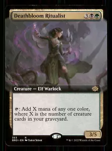 Deathbloom Ritualist (erweiterte Kunst) The Brothers' War #353 selten - Bild 1 von 2