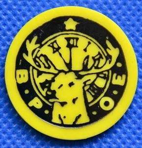 Handelsmedaille - West Haven, CT - Elks Lodge #1537 - gelb #N27 - Bild 1 von 3