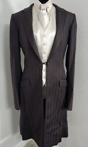 Absolutely Stunning Custom Saddleseat Saddle Suit - Espresso Brown Size 10 Tall