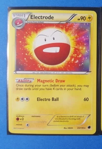 Electrodo 33/116 tarjeta de Pokémon BW congelación de plasma rara casi nueva - Imagen 1 de 1