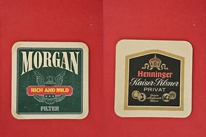 Henninger Morgan Brauerei Bierdeckel Bierfilz Coaster Beermat - Bild 1 von 1