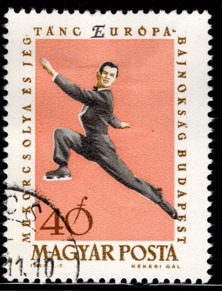 Tip Topical Hungary HU 1485 Used - Sports  / Figure Skating - Image 1 of 1