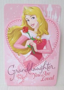 DISNEY SLEEPING BEAUTY GRANDDAUGHTER AGC Valentine's Day Greeting Card MG92