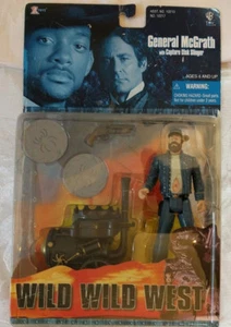 Wild Wild West Figure General McGrath Warner Bros Capture Disk Slinger New - Picture 1 of 12