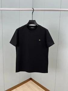 Stefano Ricci Men's Cotton Breathable Casual Round Neck Short Sleeve T-Shirt - Picture 1 of 6