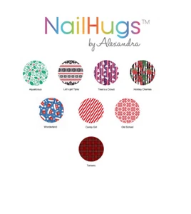 Nailhugs Winter Christmas Nail Art Appliques Transfers Decals Sticker Manicure - Picture 1 of 16