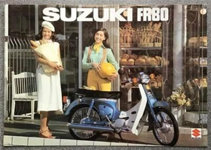 SUZUKI FR80 MOTORCYCLE Sales Specification Leaflet 1970s - Picture 1 of 2