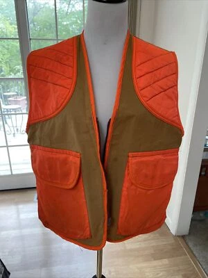Ideal Orange Brown Work Safety Hunting Vest Size Medium 38-40 - Image 1 of 4