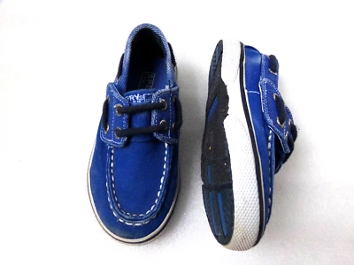 Talla 8 Niño SPERRY TOP-SIDER AZUL HALYARD JR. ZAPATILLAS Zapatos de Vestir para Barco de Otoño Foto 1 de 4
