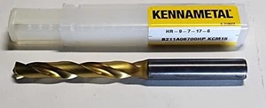 Kennametal 6,7 mm/0,264"" x 1-5/8"" LOC Kühlmittel durch Hartmetallbohrer KCM15 Nachschleifen - Bild 1 von 6
